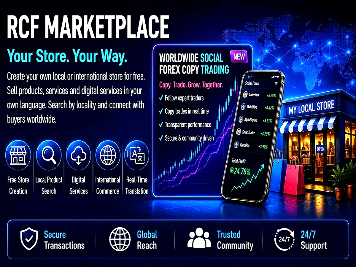 RCF MARKETPLACE — Your Store. Your Way.
